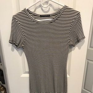 Stripes mini dress- brandy Melville